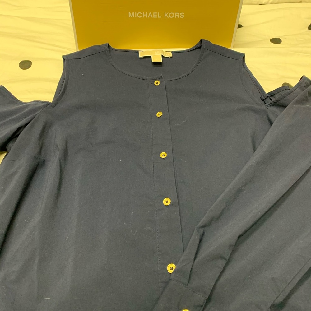 Michael Kors Blue Blouse